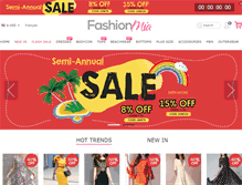 Tablet Screenshot of fashionmia.com